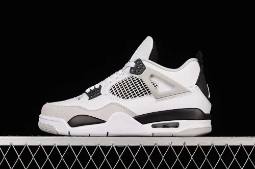 All categories Air Jordan Jordan series basketball shoes Air Jordan 4 pure original Air Jordan 4 "Military Black" AJ4 Joe 4 gray and black stitching DH6927-111